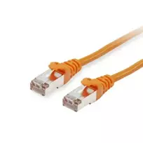 Equip Komutacinis kabelis Cat6A S/FTP 2xRJ45 25.00m oranžinė LSZH polietileno maišelis