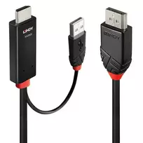 Lindy HDMI ir DisplayPort adapterio kabelis 2m