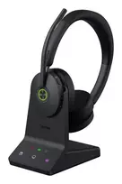Yealink WH68 Teams laidinės ir belaidės ausinės su lankeliu, USB Type-C, Bluetooth, juodos