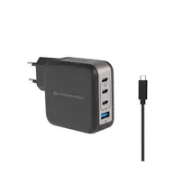 Įkroviklis Conceptronic 4 prievadų 100W, 3xUSB-C, 1xUSB-A 1.5m juodas