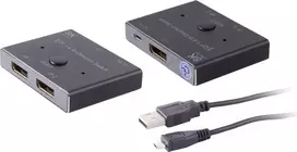 Shiverpeaks PROFESIONALUS DisplayPort 1.4 jungiklis 2x1 8K