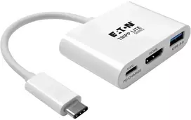 Eaton Tripp Lite U444-06N-HU-C USB 3.2 Gen 1 (3.1 Gen 1) Type-C dokavimo stotis Balta