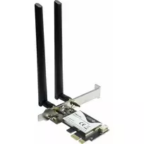 Inter-Tech Wi-Fi6 + BT5.0 PCIe adapteris DMG-35 antena 3000Mb