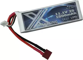 Amewi RCZ Akumuliatorius LiPo 3S 11,1V 1800mAh 40C/80C Minkštas dėklas T-Stec