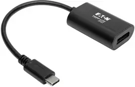 Eaton Tripp Lite U444-06N-DP4K6B kabelio adapteris 0,152 m USB Type-C DisplayPort Juodas
