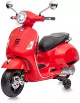 Jamara elektrinis vaikiškas motociklas Vespa GTS 125 Raudona Li-Power 12.6