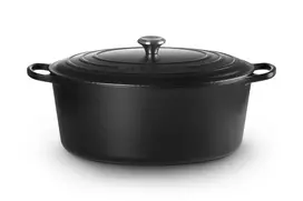 Le Creuset Signature Ovalus kepimo indas 40cm Juodas