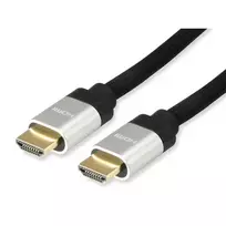 Sistema AV signalo perdavimui Equip HDMI UHS E.Gewebe 2.1 A-A St/St 15.0m 8K60Hz HDR sw