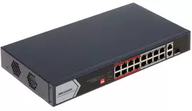 Hikvision POE jungiklis DS-3E0318P-E/M(C) 16 PORTŲ SFP