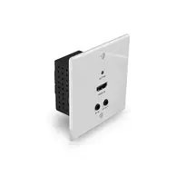 Sistema AV signalo perdavimui Lindy Adap 70m Cat.6 HDMI 4K60 sieninis plokštės extenderis