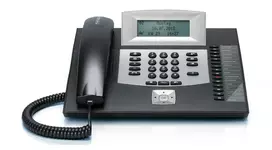 Fiksuoto ryšio telefonas Auerswald Juodas