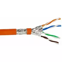 Digitus Kabelis aukštos kokybės Helos, žalias Cat.7, S/FTP, PiMF, LSZH, oranžinis, ritė 500m