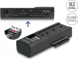 Delock USB Type-C adapteris 1 x M.2 NVMe SSD +