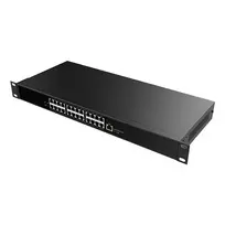 Komutatorius Fanvil PN24 nesuvaldoma Fast Ethernet (10/100) tinklo jungtis Juodas