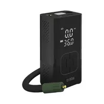 SBS nešiojamas kompresorius su 3.600mAh Išorinė baterija Juoda