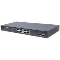 Komutatorius Intellinet Network Solutions GIGABIT valdomas 16x RJ45 PoE+ / 2 SFP lizdai (561198)