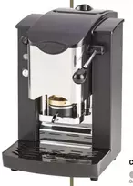 Faber Slot Inox ESE kapsulinis espresso kavos aparatas Juodas Sidabrinis