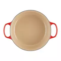 Le Creuset apvalus Signature kepimo indas 28cm kirschrot