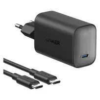 Įkroviklis Anker Nano Charger 100W GaN 1x USB-C su 1,8m USB-C kabeliu Juodas