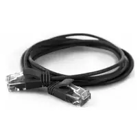 Wantec Komutacinis kabelis UTP CAT6a d=2,8mm 25,00m Juodas
