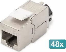Digitus CAT 6A Keystone modulis kabelių tvarkytuvu