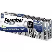 Energizer Ultimate Lithium L91 Mignon AA baterijos 20 vnt. dėžutė