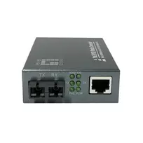 Optinio pluošto keitiklis LevelOne Media Konverteris RJ45->SC GE SM PoE 30W 1310nm 20km