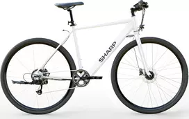 Sharp Gravel elektrinis dviratis 250W variklis App 70km Baltas blizgus