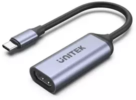 Unitek USB-C į HDMI 2.1 adapteris (8K 60Hz) Pilkas 15cm V1416B
