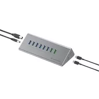 USB šakotuvas Conceptronic -> 8x USB-A 60W, 2x USB-C 3.0 m.N. si