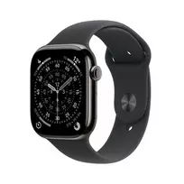 Apple Watch S11 Titan Schiefer Cellular 42mm (Sportinė apyrankė juoda) S/M