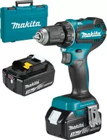 Akumuliatorinis gręžtuvas-suktuvas Makita DDF485RFE, 18 V, su 2 × 3 Ah akumuliatoriais