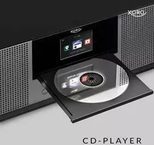 Radijas Xoro Multi mikrokompaktiškas radijas su DAB+ ir FM radijo imtuvu internetu