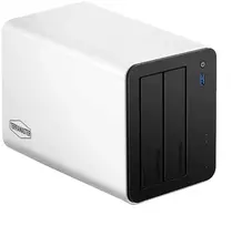 NAS failų serveris TERRAMASTER F2-425 Plus Intel N5095, 4GB RAM, 2 lizdai