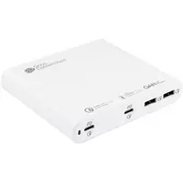 Įkroviklis Good Connections USB stalinis greito įkrovimo stotis 120W 4 prievadai 2xUSB-C/2xUSB-A QC4.0 Balta