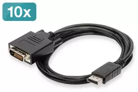 Adapteris AV Digitus DisplayPort - DVI-D Juodas (AK-990900-020-S)