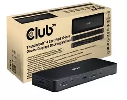 Stotis/replikatorius Club 3D Dokavimo stotis 16v1 ThunderBolt 4 (CSV-1583)