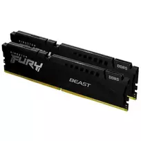 Kingston Atmintis DDR5 Fury Beast 16GB(2*8GB)/5600 CL40 juoda (KF556C40BBK2-16)