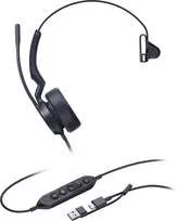 Yealink UH44 Mono Teams USB-C/A Ausinės