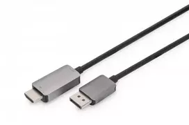 DIGITUS DisplayPort adapterio kabelis DP->HDMI A/A 8K 1,8m Juodas