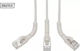 Digitus Tinklo laidas CAT 6A F/FTP varinis, pilkas, 2m, 10 vnt.