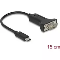 Delock Adapteris USB Type-C > 1 x Serijinis DB9 RS-232