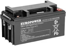 Europower Akumuliatorius AGM serii EPS 12V 65Ah