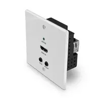 AV signalo perdavimo sistema Lindy Adap 70m Cat.6 HDMI 4K60 sieninė plokštė extenderis