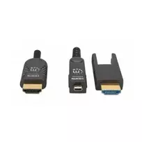 Laidas Manhattan HDMI LWL kištukas-kištukas/MicroHDMI St 4K@60Hz 20m