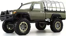 Amewi RC automodelis Amxrock Rcx8Bs mastelio vikšrinis pikapas 1:8 RTR Mattgrn su šepetėliu 2,4 GHz