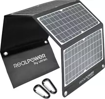 Saulės įkroviklis Realpower Solarpanel SP-30E 30 Watt 4 sulankstomi skydeliai