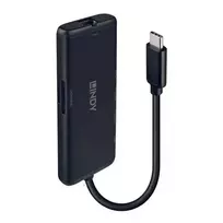 Lindy DST-Mini, USB Type C 4K nešiojamojo kompiuterio mini dokas