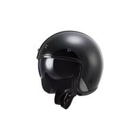LS2 OF601 BOB SOLID MATT BLACK atviras šalmas