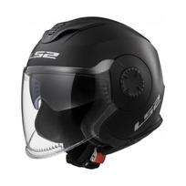 LS2 OF570 VERSO SINGLE MONO MATT BLACK atviras šalmas